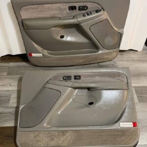 NBS Chevy Silverado - GMC Sierra 1999-2002, Light gray color, Door panels.