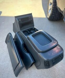 Silverado/Sierra charcoal grey center Console w/kick panel and glove box