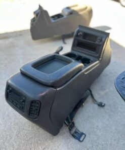 Silverado/Sierra charcoal grey center Console w/kick panel and glove box