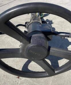 Steering column with key