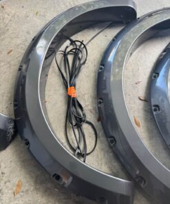 Alternative view of 2024 f250 fender flares carbonized grey