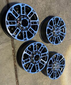 Alternative view of 2025 Ford F250 Wheels. Center caps and lug nuts