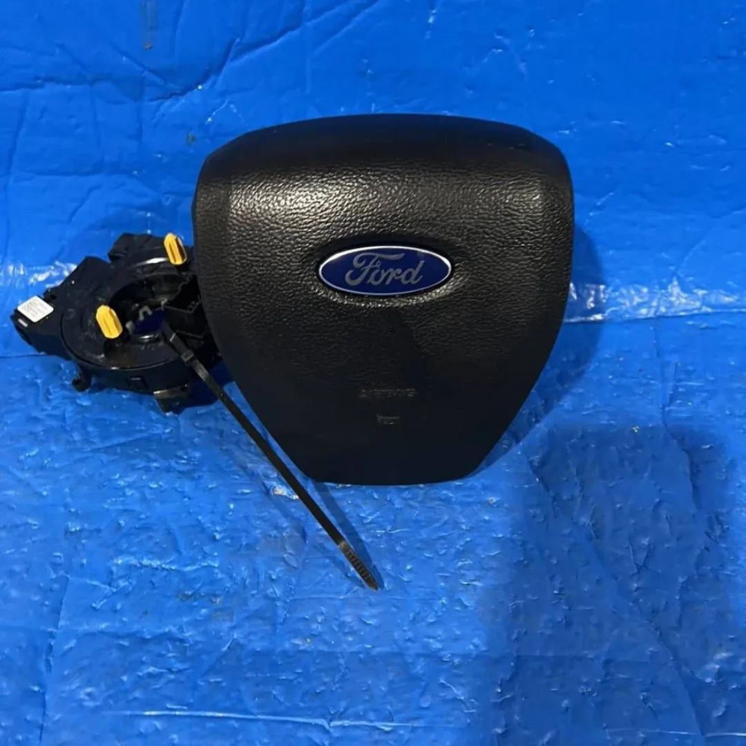 2015-2016-2017-2018-2019-2020 Ford F150 Driver Wheel Airbag Black W/ Clock Sprig