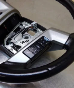 Alternative view of 2015-2017 FORD EXPEDITION Black Leather  Steering Wheel.