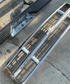 Rear Bumper Stepside, Grill With Corner Lights Comes with brackets