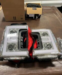 Alternative view of LED Projector Lights with DRL C Bar